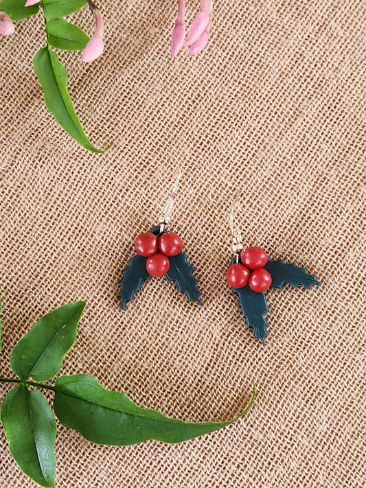Mistletoe Dangle Earrings